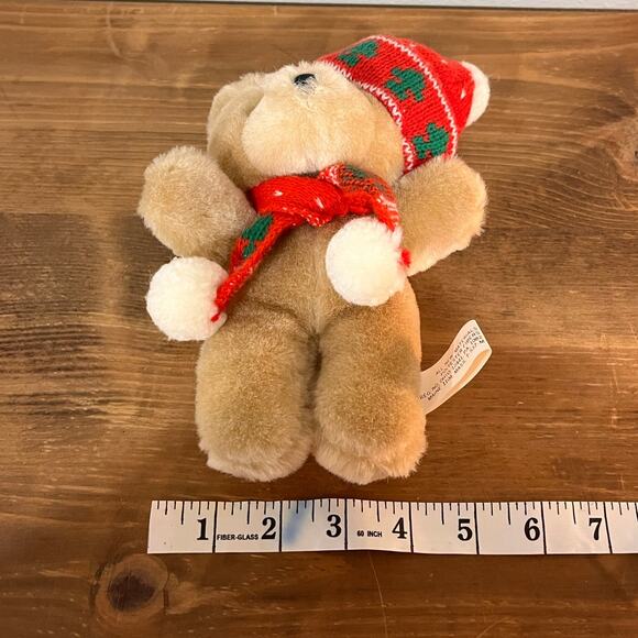 Vintage Chosun Christmas Teddy Bear Plush – Retro Holiday Decor – Collectible - Picture 7 of 7